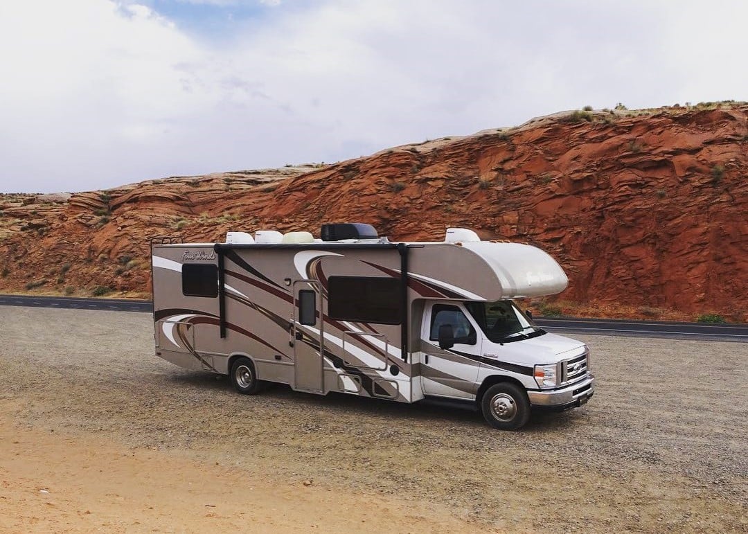 Motorhome RV in Arizona